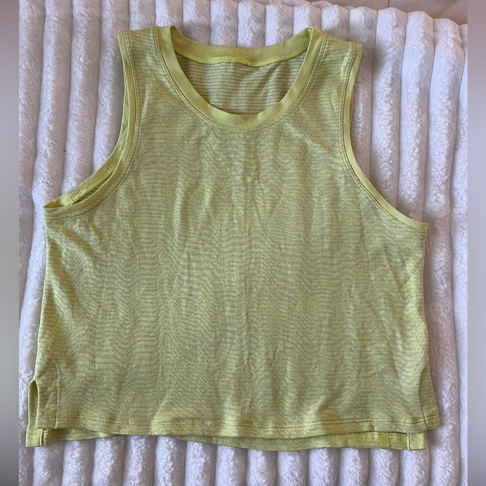 Lululemon Yellow Tank Top